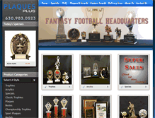 Tablet Screenshot of plaquesplus.com